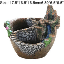 Load image into Gallery viewer, Succulent Plants Planter Flowerpot Resin Flower Pot Desktop Potted Holder Home Garden Decoration Plants Holder