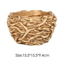 Load image into Gallery viewer, Succulent Plants Planter Flowerpot Resin Flower Pot Desktop Potted Holder Home Garden Decoration Plants Holder