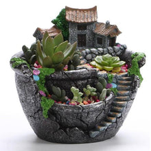 Load image into Gallery viewer, Succulent Plants Planter Flowerpot Resin Flower Pot Desktop Potted Holder Home Garden Decoration Plants Holder