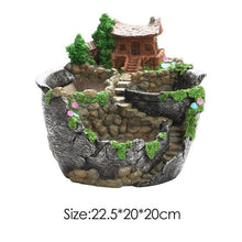 Load image into Gallery viewer, Succulent Plants Planter Flowerpot Resin Flower Pot Desktop Potted Holder Home Garden Decoration Plants Holder